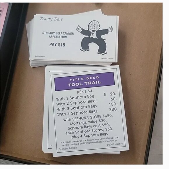 Sephora Monopoly Game Complete Set - Picture 12 of 17